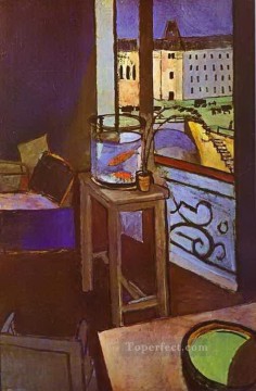 Henri Matisse Painting - Interior with a Bowl with Red Fish abstract fauvism Henri Matisse
